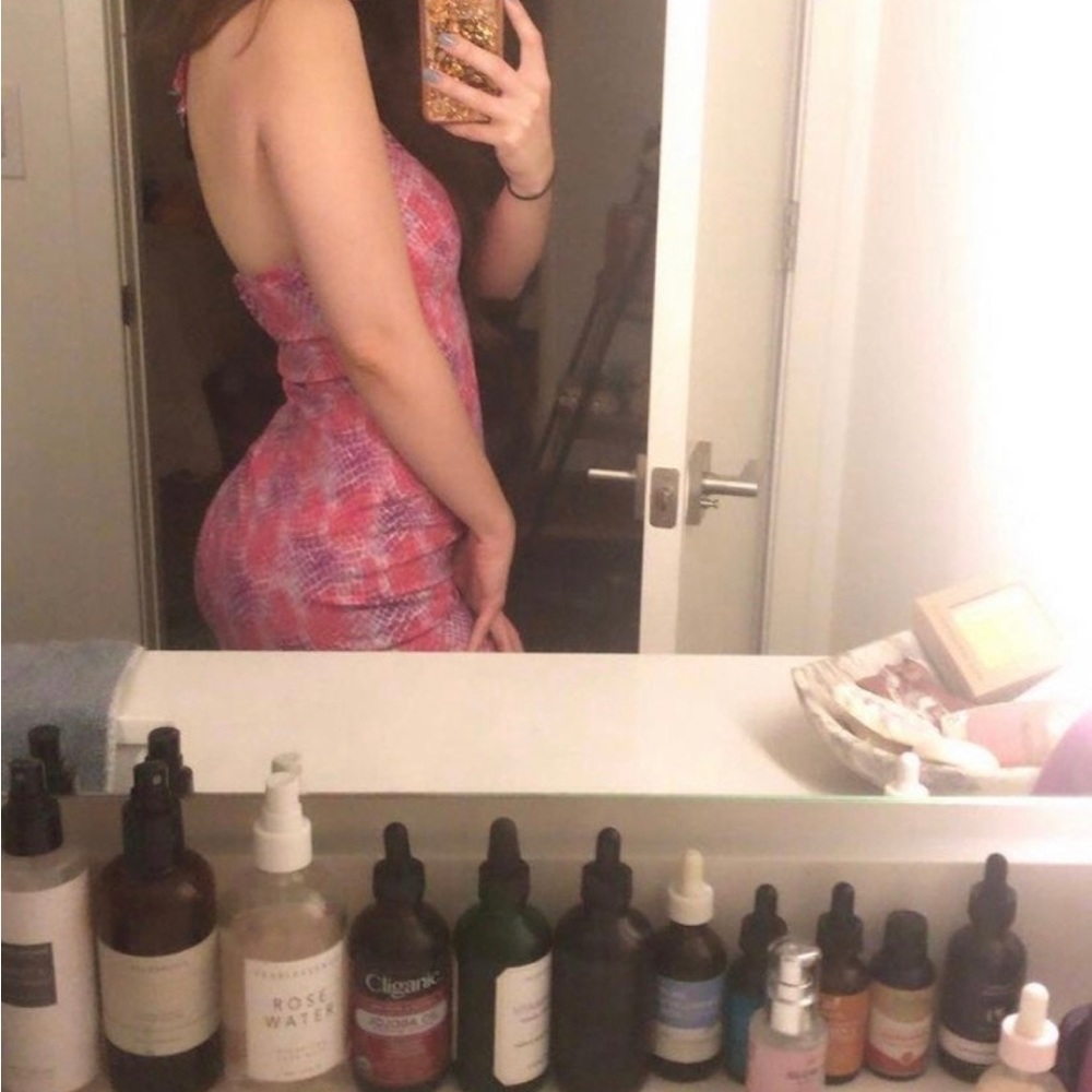 Pink summer dress